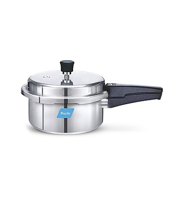 Preethi Pressure Cooker Outer Lid Induction Base Aluminium 2L